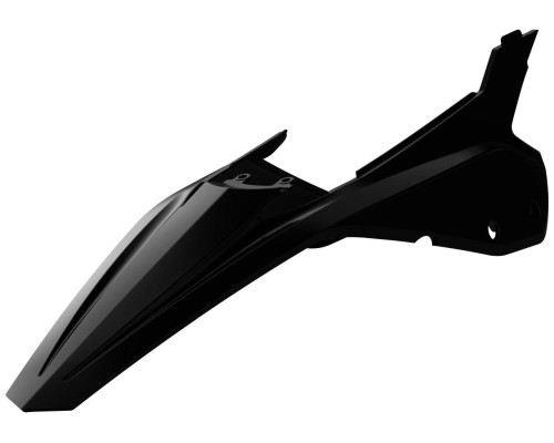 Заднє крило polisport з боковинами beta rr250/300 2т 350/400/450 4т '20-'23 колір чорний