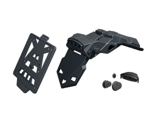 Крило заднього колеса racetech (rtech) 2024/07 (з бризговиком) регульоване на 30 град. або 60 st. t7 revolution YAMAHA 700 '19-'24 колір чорний