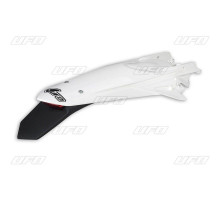 Заднє крило UFO ktm exc 125 '20-'21, exc/excf(exc-f) 150/250/300/350/450/500 '20-2023 колір білий (enduro зі світлодіодним підсвічуванням)