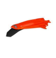 Заднє крило UFO ktm exc 125 '20-'21, exc/excf(exc-f) 150/250/300/350/450/500 '20-2023 колір fluoресцентний помаранчевий (enduro зі світлодіодним підсвічуванням)