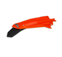 Заднє крило UFO ktm exc 125 '20-'21, exc/excf(exc-f) 150/250/300/350/450/500 '20-2023 колір fluoресцентний помаранчевий (enduro зі світлодіодним підсвічуванням)