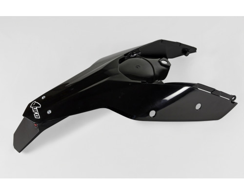 Заднє крило UFO ktm sx '07-'10, exc '08-'11 чорного кольору (enduro зі світлодіодним підсвічуванням)