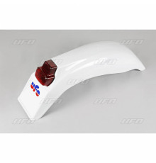 Заднє крило UFO vintage cross enduro (50/80/125ccm) '75-'79, villa sm '80-'81 білий колір (з лампою)