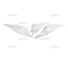 Задні бокові панелі UFO ktm sx/sxf(sx-f) 125/150/250/350/450 '19-'22, exc 125 '20-'21, exc/excf(exc-f) 150/250/300/350/450/500 '20-2023 з кришкою повітряного фільтра білий
