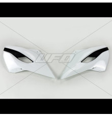 Ковпачки радіатора UFO husqvarna te/fe/tc/fc 125/250/300/350/450/501 '14-'15, te/fe '15 колір білий/чорний