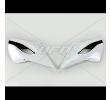 Ковпачки радіатора UFO husqvarna te/fe/tc/fc 125/250/300/350/450/501 '14-'15, te/fe '15 колір білий/чорний
