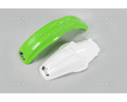 Комплект крил UFO kawasaki kx 85 '13 (ka02757026, ka03715047) колір зелений/білий