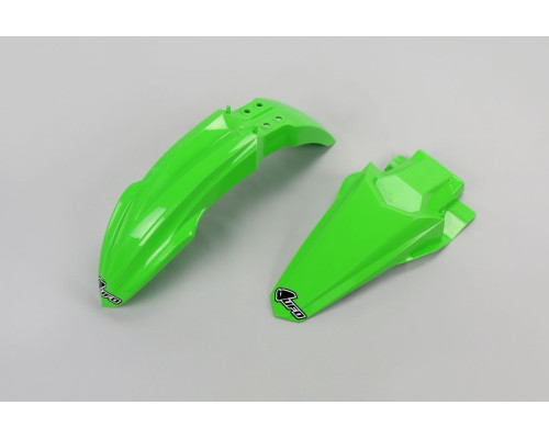 Комплект крил UFO kawasaki kx 85 '14-'17 (ka04726026, ka04727026) колір зелений (oem 2017)