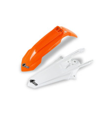 Комплект крил UFO ktm sx 85 '18-2023 колір oem (передні помаранчеві, задні білі) (kt04083127, kt04084042) (kt04083127, kt04084042)