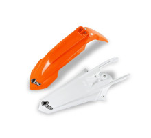 Комплект крил UFO ktm sx 85 '18-2023 колір oem (передні помаранчеві, задні білі) (kt04083127, kt04084042) (kt04083127, kt04084042)