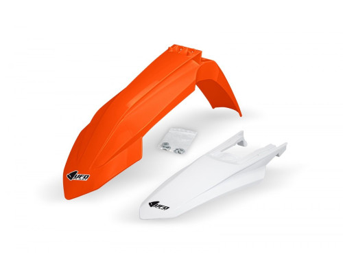 Комплект крил UFO ktm sx/sxf(sx-f) 125/250/300/350/450f 2023 колір oem помаранчевий/білий (kt05009127, kt05010042)