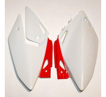 Задні боковини UFO HONDA crf 250x '04-17 колір oem (білий/червоний)