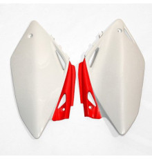 Задні боковини  UFO HONDA crf 450r '07-'08 колір oem (білий/червоний)