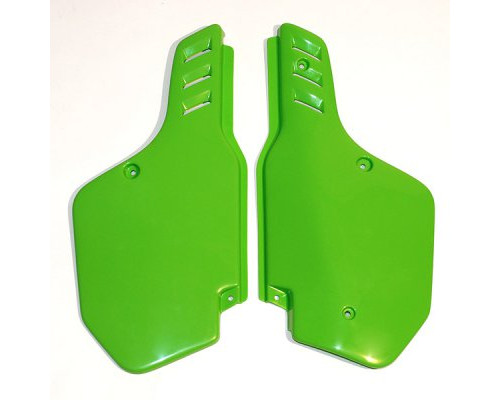 Kawasaki kx 125/250 '88-'89, kx 500 '88-'02 kdx 200 '90-'94 бічні панелі UFO зелені