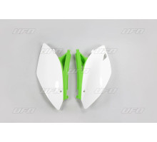UFO задні бокові панелі kawasaki kxf 450 '09-'11 колір oem (білий/зелений)