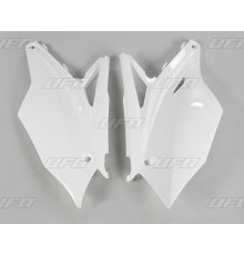 UFO задні бокові панелі kawasaki kxf 450 '16-'17, білі