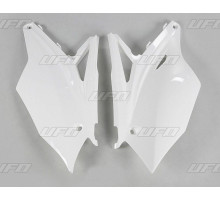 UFO задні бокові панелі kawasaki kxf 450 '16-'17, білі