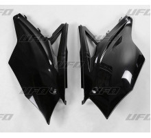 Задні бокові панелі  UFO kawasaki kxf 450 '16-'17, колір чорний