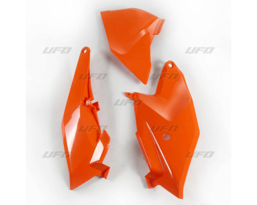 Задні боковини UFO ktm sx 85 '18-2023 з кришкою повітряного фільтра оранжевого кольору