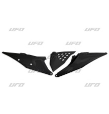 Задні бокові панелі UFO ktm sx/sxf(sx-f) 125/150/250/350/450 '19-'22, exc 125 '20-'21, exc/excf(exc-f) 150/250/300/350/450/500 '20-2023 з кришкою повітряного фільтра та вентиляційними отворами чорний