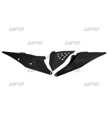 Задні бокові панелі UFO ktm sx/sxf(sx-f) 125/150/250/350/450 '19-'22, exc 125 '20-'21, exc/excf(exc-f) 150/250/300/350/450/500 '20-2023 з кришкою повітряного фільтра та вентиляційними отворами чорний