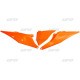 Задні бокові панелі UFO ktm sx/sxf(sx-f) 125/150/250/350/450 '19-'22, exc 125 '20-'21, exc/excf(exc-f) 150/250/300/350/450/500 '20-2023 з кришкою повітряного фільтра оранжевого кольору
