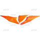 Задні бокові панелі UFO ktm sx/sxf(sx-f) 125/150/250/350/450 '19-'22, exc 125 '20-'21, exc/excf(exc-f) 150/250/300/350/450/500 '20-2023 з кришкою повітряного фільтра fluoресцентного кольору