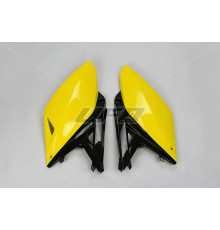 Задні бризговики UFO suzuki rmz 250 '10-'18 жовтий/чорний (oem для vintage '14-'16)