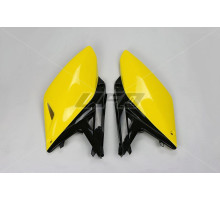 Задні бризговики UFO suzuki rmz 250 '10-'18 жовтий/чорний (oem для vintage '14-'16)