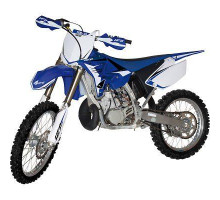 UFO задні боковини YAMAHA yz 125/250 '02-'14 рестайлінг колір білий