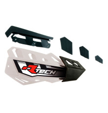 Racetech (rtech) запасні пластикові накладки на поручні (хендбар) flx / alu / atv колір білий