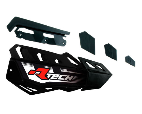 Racetech (rtech) запасні пластикові накладки на поручні (хендбар) flx / alu / atv колір чорний
