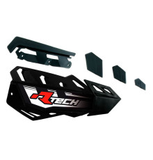 Racetech (rtech) запасні пластикові накладки на поручні (хендбар) flx / alu / atv колір чорний