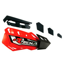 Racetech (rtech) запасні пластикові накладки на поручні flx / alu / atv колір червоний