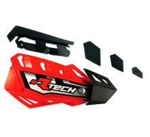 Racetech (rtech) запасні пластикові накладки на поручні flx / alu / atv колір червоний