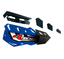 Racetech (rtech) запасні пластикові накладки на поручні (хендбар) flx / alu / atv колір синій