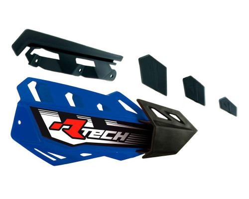 Racetech (rtech) запасні пластикові накладки на поручні (хендбар) flx / alu / atv колір синій