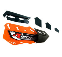 Racetech (rtech) запасні пластикові накладки на поручні flx / alu / atv колір помаранчевий