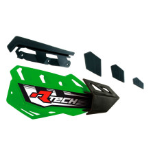 Racetech (rtech) замінні пластикові накладки на поручні (хендбар) flx / alu / atv колір зелений