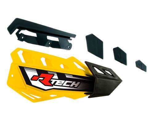Racetech (rtech) замінний пластик для flx / alu / atv поручнів жовтий