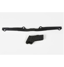 Комплект UFO повзунок (ka03703001) + направляюча ланцюг (ka03750001) kawasaki kx 125/250 '03-'17 колір чорний