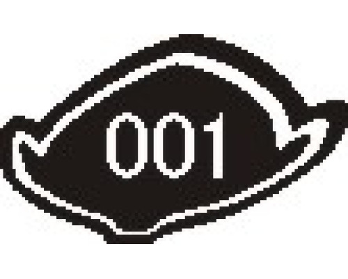 Комплект UFO повзунок (ka03773) + направляюча ланцюг (ka03772) kawasaki kxf 250 '06-'08 колір чорний