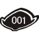 Комплект UFO повзунок (ka03773) + направляюча ланцюг (ka03772) kawasaki kxf 250 '06-'08 колір чорний