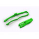 Комплект UFO повзунок + направляюча ланцюг kawasaki kxf 250 '21-'23, kxf 450 '19-21 зелений