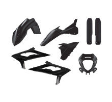 Polisport full kit beta rr 2t/4t '23-'24 кришка ліхтаря (8667300002) та кришка амортизатора (8399100003) чорний