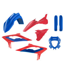 Polisport full kit beta rr 2t/4t '23-'24 лампа (8667300005) і кришка амортизатора (8399100005) червоний синій