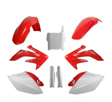 Polisport ПЛАСТИКОВИЙ НАБІР (повний комплект) HONDA crf 250r '06-'07 w zestawie tablica ПЕРЕДНІnia (8661900001) i os?ony amorЗАДНІaror?w (8351700001) колір czerwono білий oem