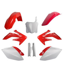 Polisport ПЛАСТИКОВИЙ НАБІР (повний комплект) HONDA crf 250r '08 w zestawie tablica ПЕРЕДНІnia (8657500001) i os?ony amorЗАДНІaror?w (8351700001) колір czerwono білий oem