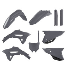 Повний комплект polisport HONDA crf 250r '22-'24; crf 450r '21-'24, включаючи передню панель (8670700004) та накладки на амортизатори (8351900005) сірий нардо
