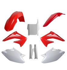 Polisport ПЛАСТИКОВИЙ НАБІР (повний комплект) HONDA crf 450r '04 w zestawie tablica ПЕРЕДНІnia (8661900001) i os?ony amorЗАДНІaror?w (8351700001) колір czerwono білий oem